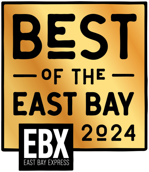 Best of the East Bay 2024 award badge from East Bay Express